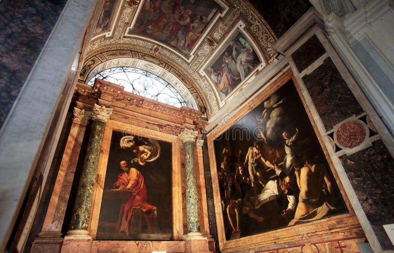 L'église de St Louis du Français à Rome photographie stock libre de droits L'église de St Louis du Français à Rome photographie stock libre de droits