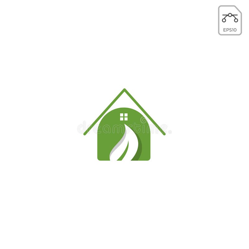 l'élément à la maison d'icône de vecteur d'inspiration de conception de logo de nature a isolé illustration de vecteur l'élément à la maison d'icône de vecteur d'inspiration de conception de logo de nature a isolé illustration de vecteur