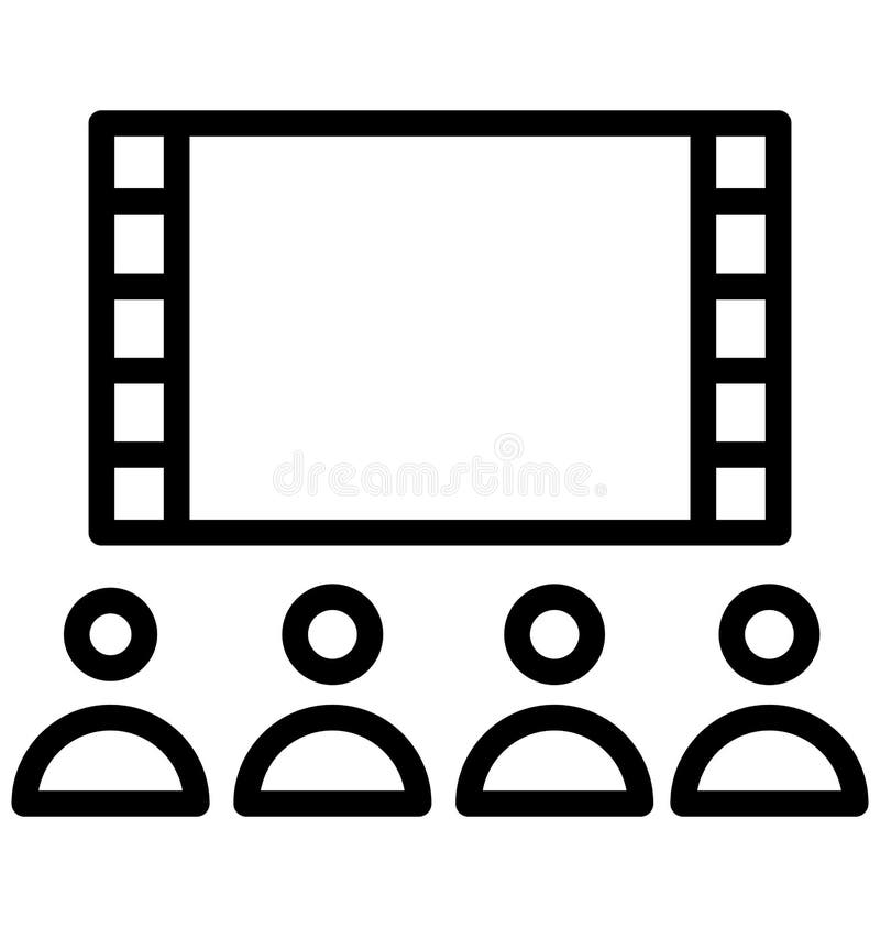 La audiencia de la web aisló el icono del vector que puede modificarse o corregir fácilmente ilustración del vector La audiencia de la web aisló el icono del vector que puede modificarse o corregir fácilmente ilustración del vector