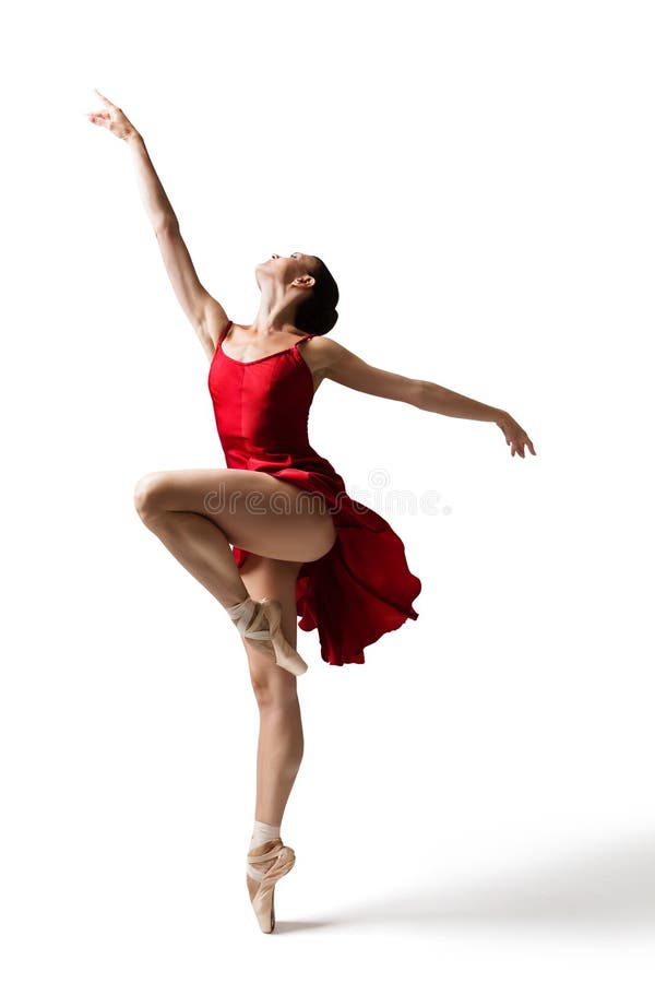 Poster Danseur classique femme sauter les airs pendant ballet 
