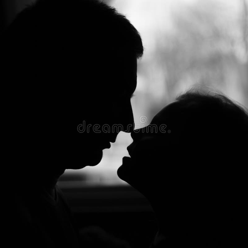 La bambina del papà fotografie stock La bambina del papà fotografie stock