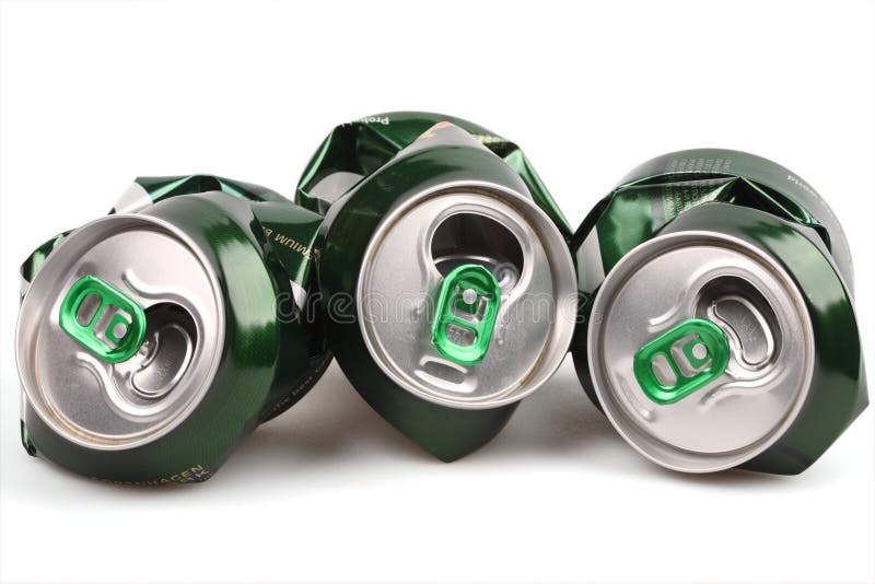 La Banca di alluminio della birra immagini stock libere da diritti La Banca di alluminio della birra immagini stock libere da diritti