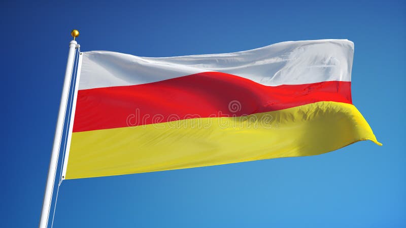 La Bandera De Osetia Del Sur En La Cámara Lenta Inconsútil Colocó Con Alfa  Almacen De Video - Vídeo de cámara, alfa: 71788015