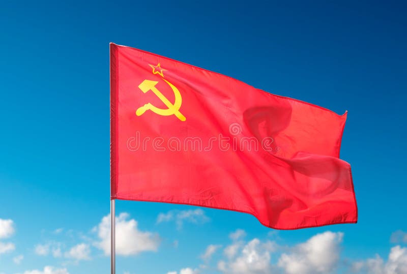 La bandiera dell'URSS, bandiera dello stato dell'Unione delle Repubbliche Socialiste Sovietiche
