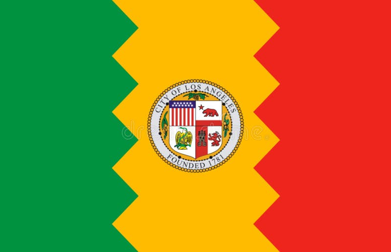 La bandiera di Los Angeles