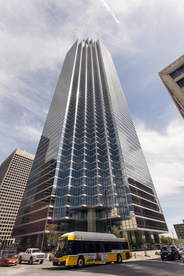 La Bank of America la plaza en Dallas, los E.E.U.U. imagen de archivo libre de regalías La Bank of America la plaza en Dallas, los E.E.U.U. imagen de archivo libre de regalías