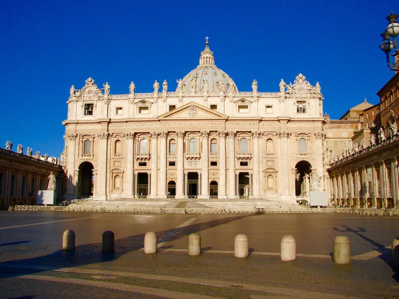 La basílica de San Pedro, Roma, Italia