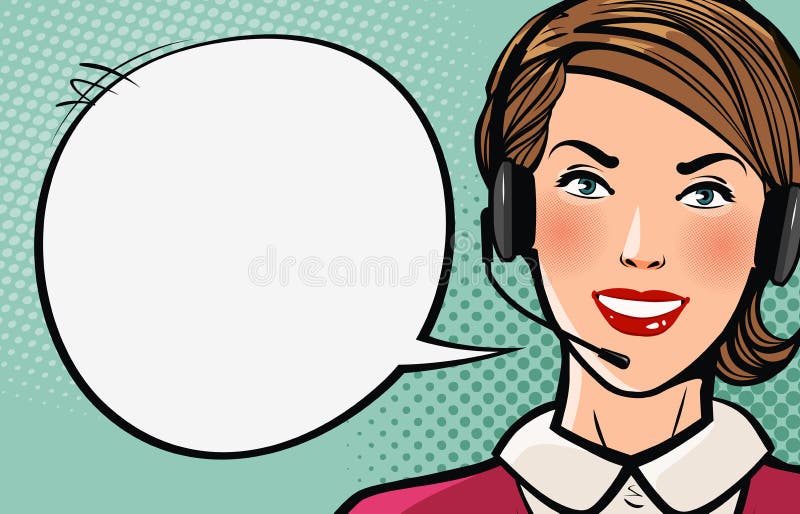 La belle fille ou jeune femme avec le casque dit Centre d'appels, appui, concept d'affaires Illustration de vecteur de dessin ani illustration de vecteur La belle fille ou jeune femme avec le casque dit Centre d'appels, appui, concept d'affaires Illustration de vecteur de dessin ani illustration de vecteur