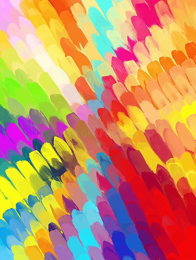 La brosse diagonale multicolore frotte le fond Version de vecteur illustration libre de droits La brosse diagonale multicolore frotte le fond Version de vecteur illustration libre de droits