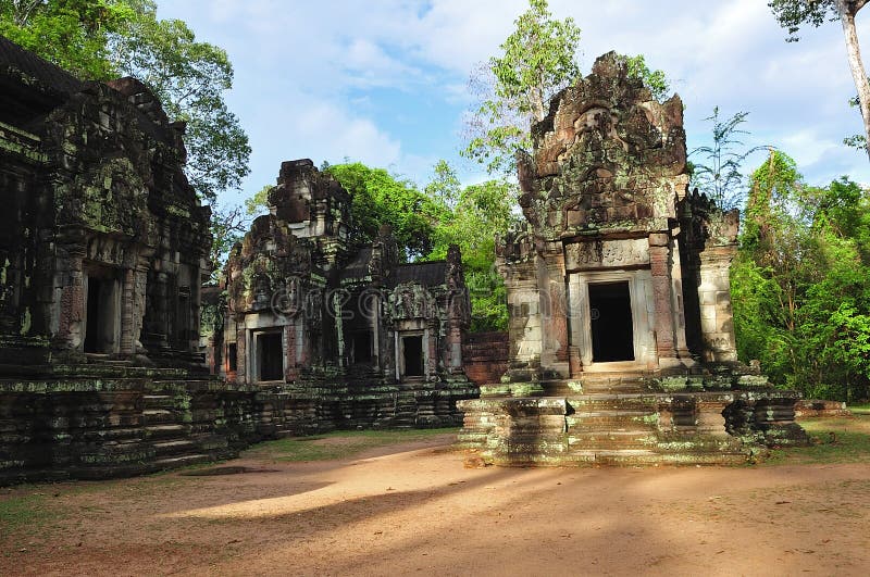 La Cambogia Angkor Chau dice il tempiale di Tevoda fotografia stock La Cambogia Angkor Chau dice il tempiale di Tevoda fotografia stock
