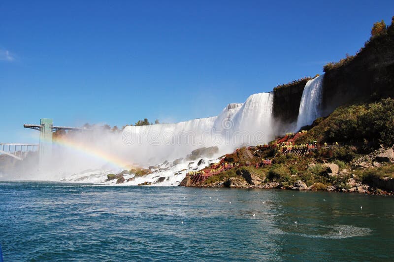 La cara americana de Niagara Falls imágenes de archivo libres de regalías La cara americana de Niagara Falls imágenes de archivo libres de regalías