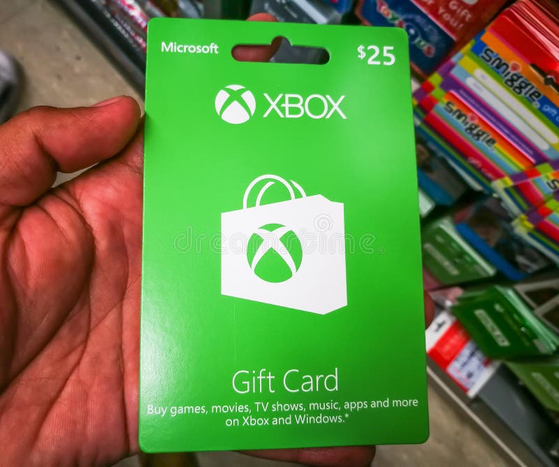 Gift card Xbox fotografia stock editoriale. Immagine di interattivo -  158956638