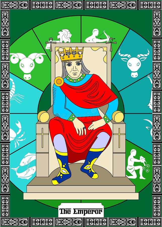 La carte d'empereur illustration de vecteur La carte d'empereur illustration de vecteur