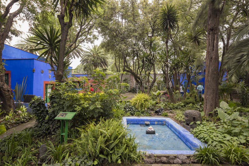 La casa azul Azul del La de la casa dedicó a Frida Kahlo