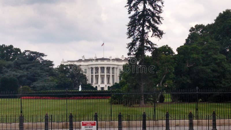 La Casa Bianca immagine stock. Immagine di washington - 99514541