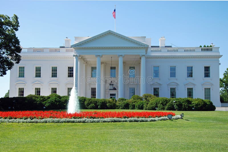 La casa blanca en Washington DC foto de archivo La casa blanca en Washington DC foto de archivo