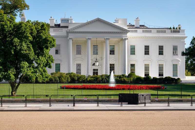 La Casa Blanca En Washington DC Foto de archivo - Imagen ...