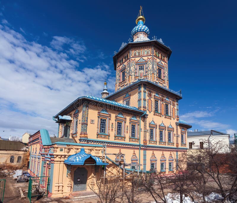 Peter and Paul Cathedral is an architectural monument of Kazan, Tatarstan Republic, Russia. Peter and Paul Cathedral is an architectural monument of Kazan, Tatarstan Republic, Russia.