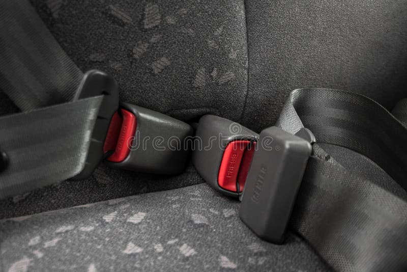 La Ceinture De Sécurité à Trois Points De Voiture a Boutonné Le Concept De  La Vie De La Sécurité Routière Et La Santé Du Conducteu Image stock - Image  du ceinturer, bouton