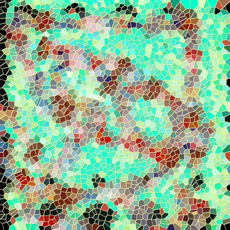 La cera d'api variopinta del mosaico gradisce l'immagine, fondo astratto illustrazione di stock