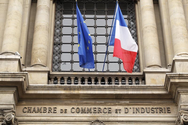 La Chambre De Commerce De Paris Photo stock Image du