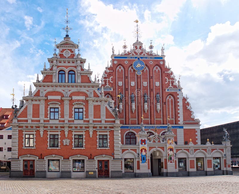 La Chambre des points noirs, Riga, Lettonie. photographie stock La Chambre des points noirs, Riga, Lettonie. photographie stock
