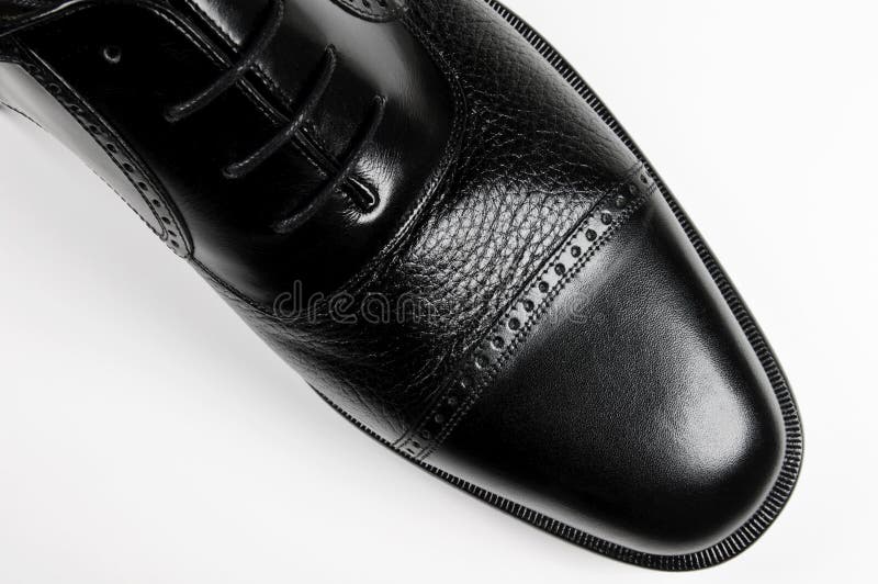 Chaussure noire classique pour homme photo stock