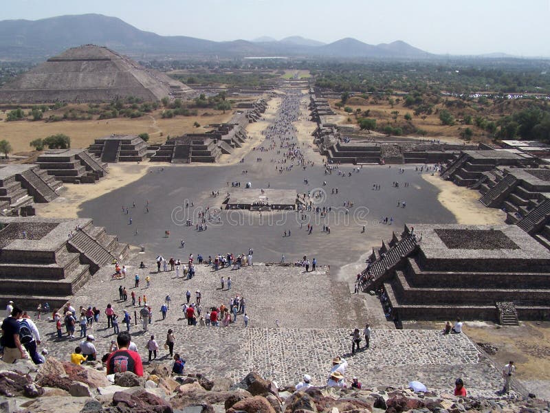 La città persa Teotihuacan. immagini stock libere da diritti La città persa Teotihuacan. immagini stock libere da diritti