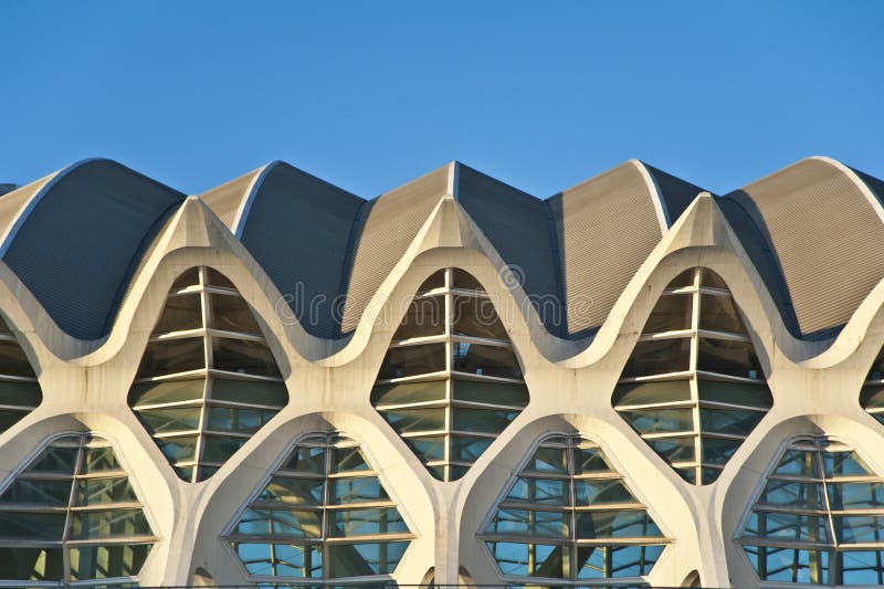 La ciudad de artes y de la ciencia en Valencia. foto de archivo libre de regalías La ciudad de artes y de la ciencia en Valencia. foto de archivo libre de regalías