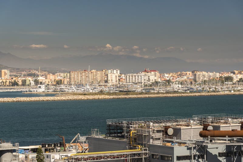 La Concepcià ³ n van La LÃnea DE van Koningin Elizabeth in Gibraltar royalty-vrije stock afbeelding La Concepcià ³ n van La LÃnea DE van Koningin Elizabeth in Gibraltar royalty-vrije stock afbeelding