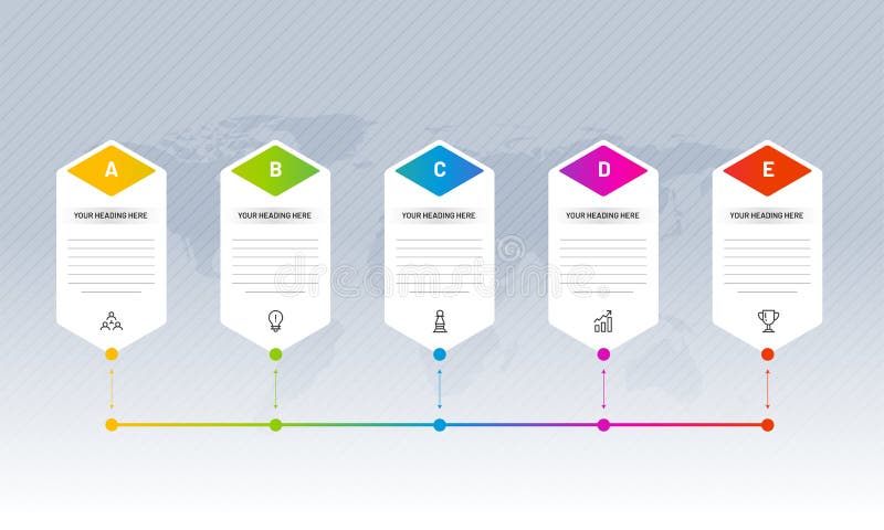 La conception de calibre d'infographics de chronologie peut être employée pour le déroulement des opérations l illustration libre de droits La conception de calibre d'infographics de chronologie peut être employée pour le déroulement des opérations l illustration libre de droits