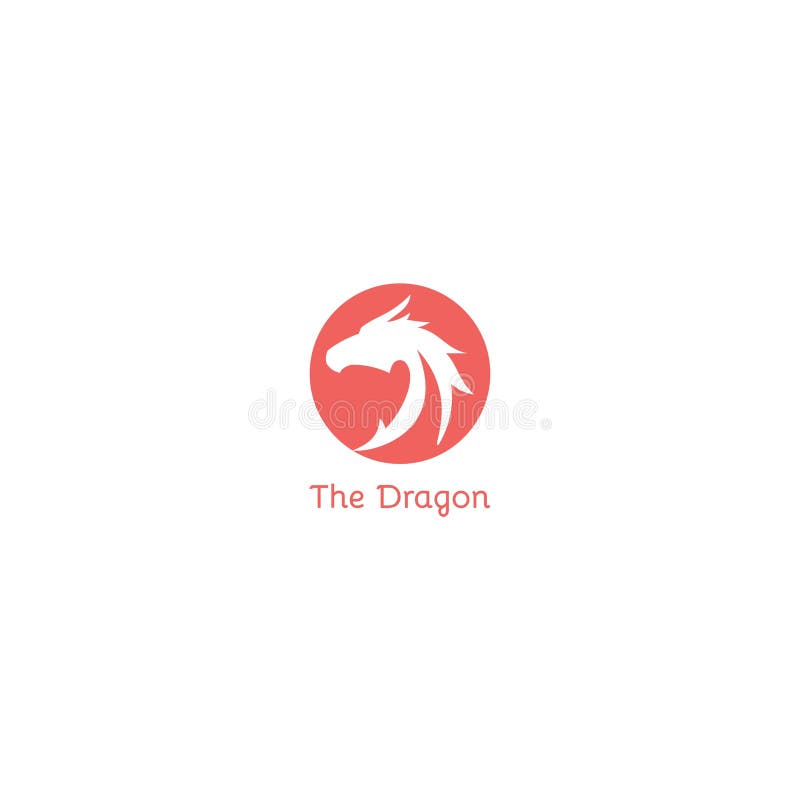 La conception de logo de dragon calibre de vecteur d'icône de Dan de symbole illustration libre de droits La conception de logo de dragon calibre de vecteur d'icône de Dan de symbole illustration libre de droits