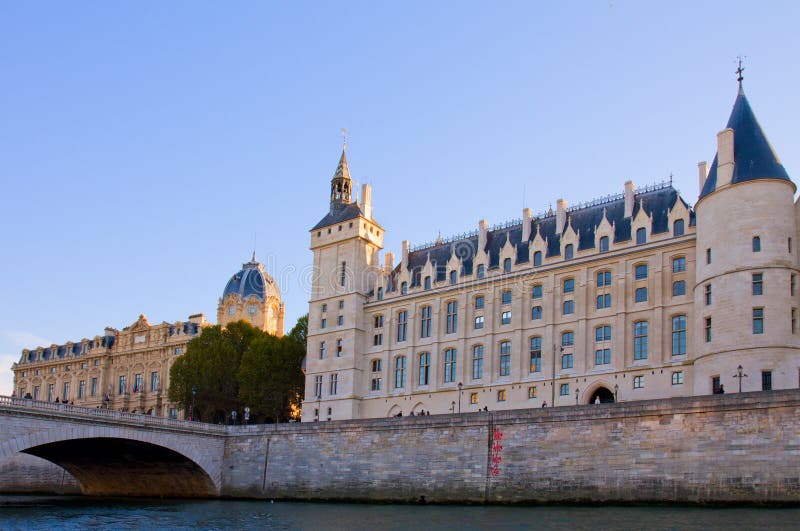 La Conciergerie, Paris, France stock photography