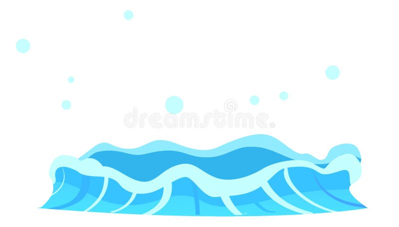 La corriente acuosa con salpica de Crystal Aqua azul libre illustration La corriente acuosa con salpica de Crystal Aqua azul libre illustration