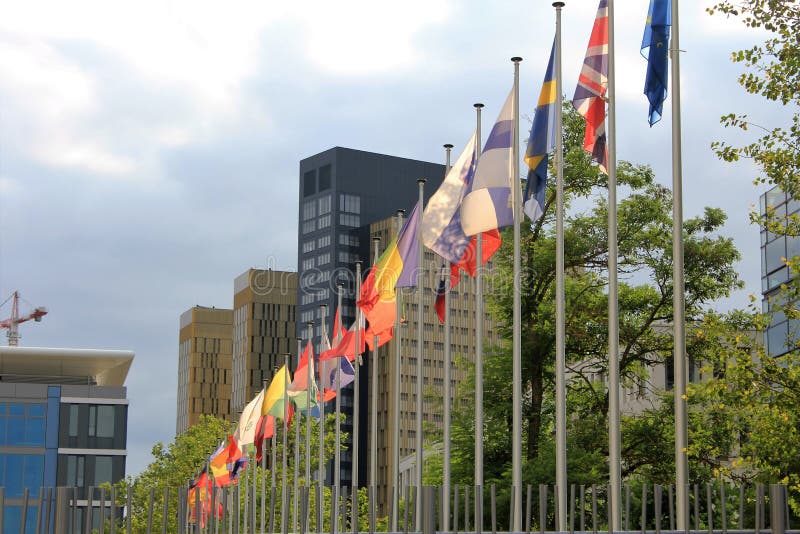 La Corte di giustizia delle Comunità europee a Lussemburgo immagine stock libera da diritti La Corte di giustizia delle Comunità europee a Lussemburgo immagine stock libera da diritti