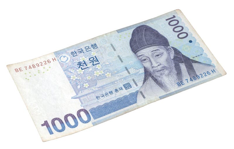La Corée du Sud a gagné le billet de banque photos libres de droits La Corée du Sud a gagné le billet de banque photos libres de droits