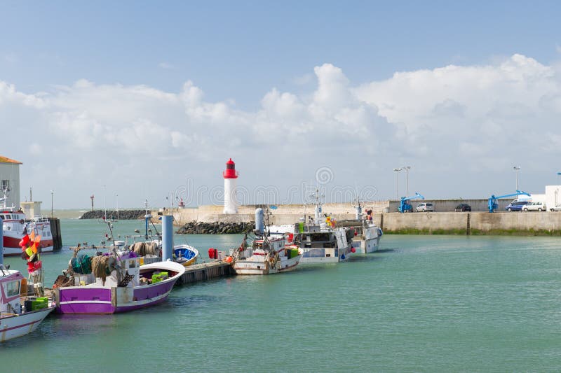 La Cotinière Oleron France do porto fotos de stock La Cotinière Oleron France do porto fotos de stock