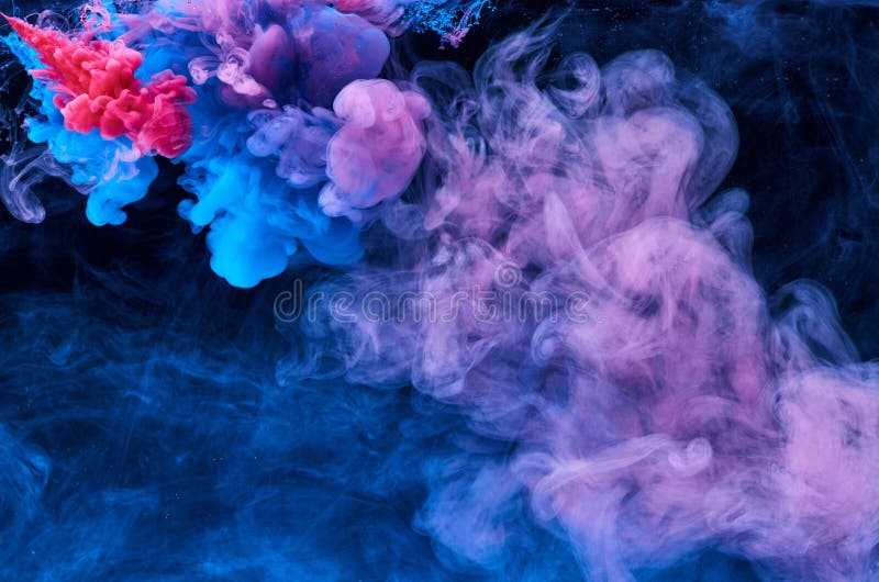 La couleur abstraite de peinture acrylique tourbillonne dans l'eau, tir de dessous, fond noir abr?gez le fond Tache d'encre image stock La couleur abstraite de peinture acrylique tourbillonne dans l'eau, tir de dessous, fond noir abr?gez le fond Tache d'encre image stock