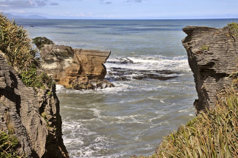 La crepe oscila Nueva Zelandia imagen de archivo