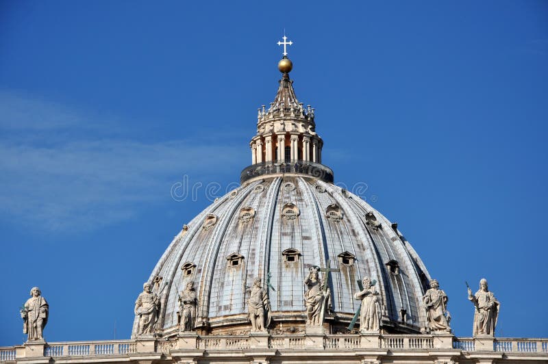 Cupola di San Pietro immagine stock editoriale. Immagine di vaticano