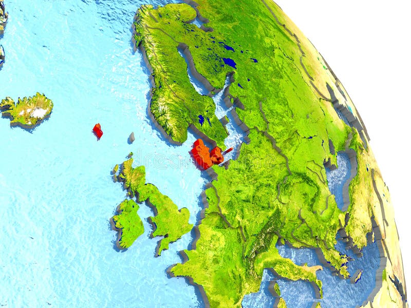 Larsen Puzzle Mappa Danimarca 66 Pezzi - Educativo Per Bambini Con Animali E Geografia