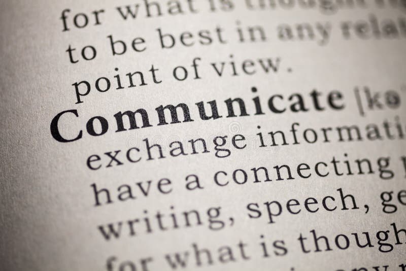La definizione della parola comunica