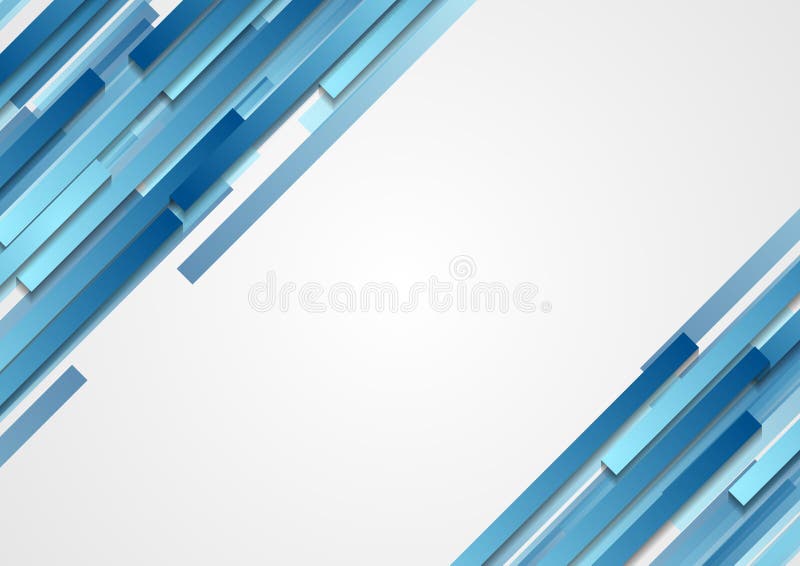 La diagonal abstracta geométrica azul de la tecnología raya el fondo ilustración del vector La diagonal abstracta geométrica azul de la tecnología raya el fondo ilustración del vector