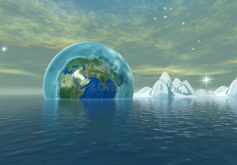 La edad de hielo stock de ilustración La edad de hielo stock de ilustración