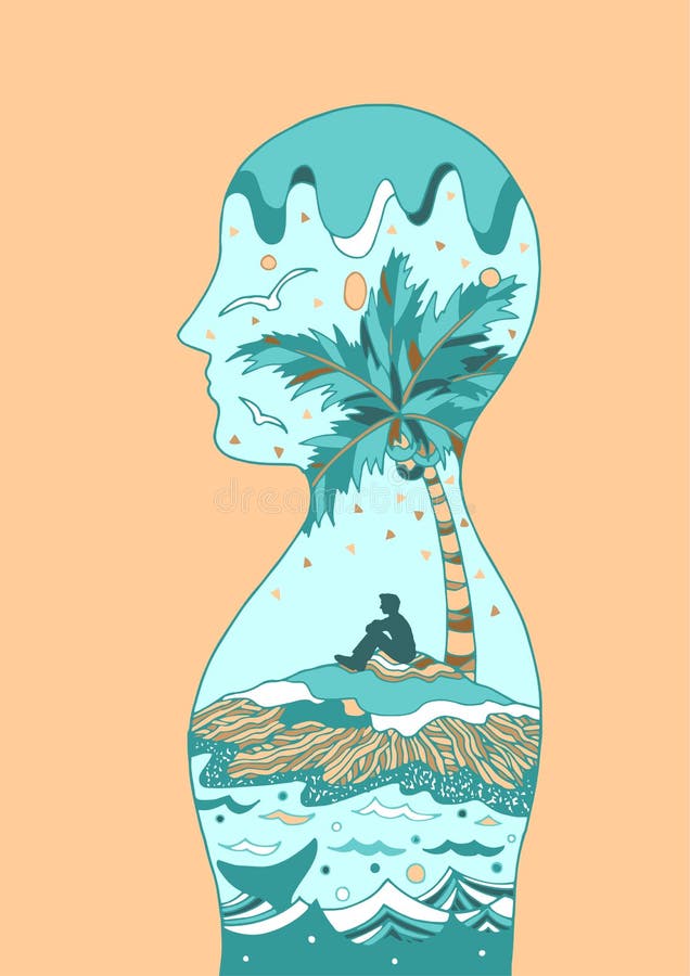La energía del poder del alcohol de la cabeza humana conecta con el vector del universo stock de ilustración La energía del poder del alcohol de la cabeza humana conecta con el vector del universo stock de ilustración