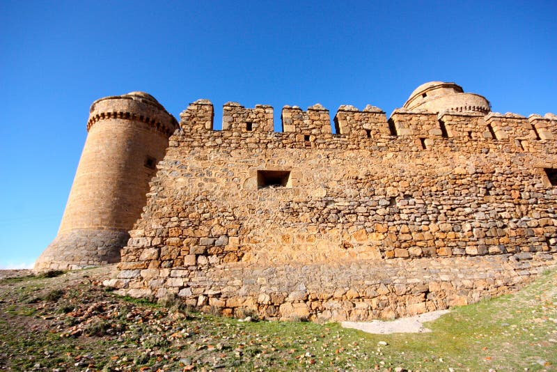 La Espagne de château de l'Andalousie calahorra