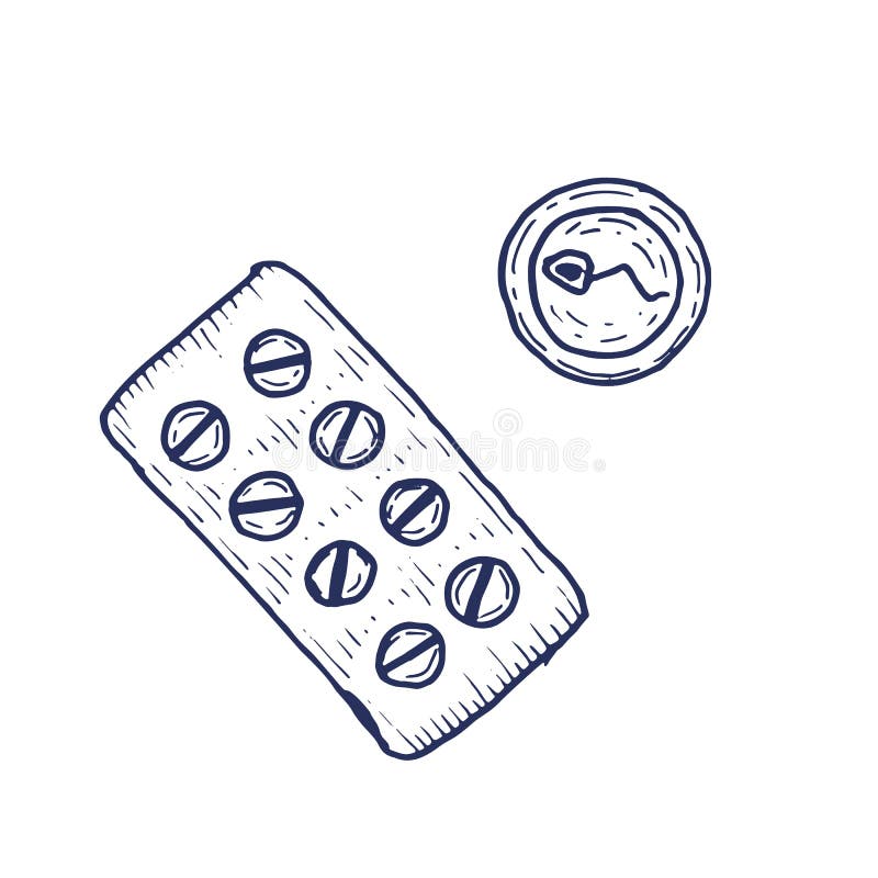 La Esperma De La Píldora Anticonceptiva Y La Célula De Huevo Dan El Dibujo  Ilustración del Vector - Ilustración de nacimiento, embarazado: 97107083
