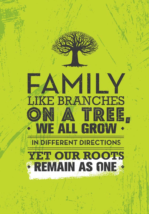 La famiglia gradisce i rami su un albero, noi che tutte si sviluppano nelle direzioni differenti eppure le nostre radici rimangon illustrazione vettoriale La famiglia gradisce i rami su un albero, noi che tutte si sviluppano nelle direzioni differenti eppure le nostre radici rimangon illustrazione vettoriale