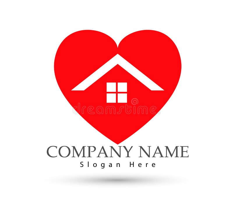 La famille heureuse dans de beaux enfants de parent de coeur de maison de logo à la maison des syndicats aiment parenting l'icône illustration stock La famille heureuse dans de beaux enfants de parent de coeur de maison de logo à la maison des syndicats aiment parenting l'icône illustration stock