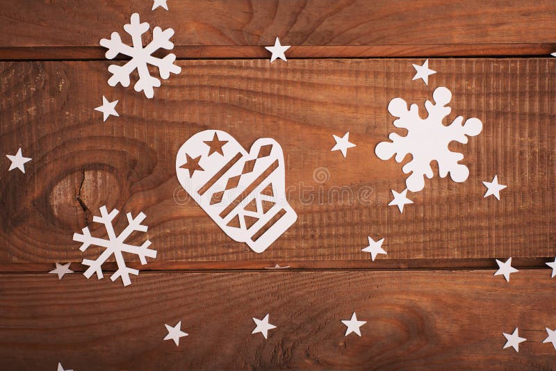 La Feliz Navidad carda decoraciones en el estilo de papel del corte imagenes de archivo La Feliz Navidad carda decoraciones en el estilo de papel del corte imagenes de archivo